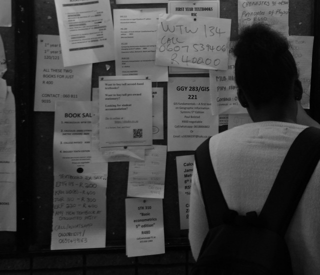 Student on Noticeboard